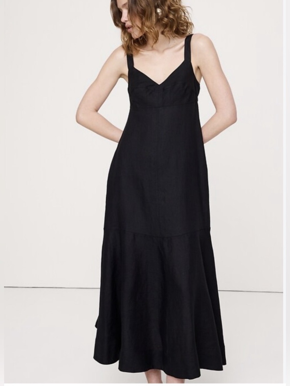 Banana Republic 100% Linen Maxi Dress